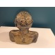 Buste d'1 Homme en régule bronzé cabinet de curiosités