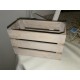 2 caisses en bois pour table