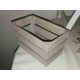 2 caisses en bois pour table