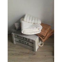 Serviettes, drap douche, drap bain et serviettes invité coton