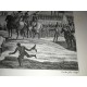 GRAVURE ANCIENNE NAPOLEON ENTREVUE DES DEUX EMPEREURS