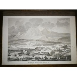 GRAVURE ANCIENNE NAPOLEON BATAILLE DE RIVOLI