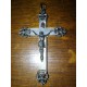 Crucifix en nacre et argent XIXEME siècle