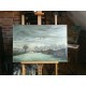 Huile sur toile marine par Taverne louis XIXEME siècle
