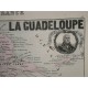 Carte ancienne Authentique de La Guadeloupe 1861