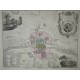 Carte ancienne Authentique de Paris sous Philippe Auguste 1861