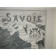 Carte ancienne Authentique de la Savoie 1861
