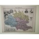 Carte ancienne Authentique de l'Ariège 1861