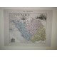 Carte ancienne Authentique de La Vendée 1861