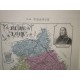 Carte ancienne Authentique de L'Eure et Loire 1861