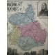 Carte ancienne Authentique de L'Eure et Loire 1861