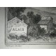 Carte ancienne Authentique du Gard 1861