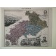 Carte ancienne Authentique des Hautes Alpes 1861