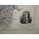 Carte ancienne Authentique de l'Yonne 1861
