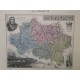 Carte ancienne Authentique de l'Allier 1861