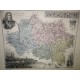 Carte ancienne Authentique de l'Allier 1861