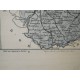 Carte ancienne Authentique de la Haute-Saône 1861