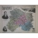 Carte ancienne Authentique de la Marne 1861