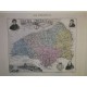 Carte ancienne Authentique de la Seine-Inférieure 1861