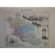 Carte ancienne Authentique du Vaucluse 1861