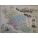 Carte ancienne Authentique du Vaucluse 1861