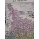 Carte ancienne Authentique des Hautes-Pyrénées 1861