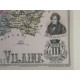 Carte ancienne Authentique d'Ille et Vilaine 1861