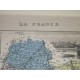 Carte ancienne Authentique du Loiret 1861