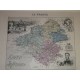 Carte ancienne Authentique de la Loire Inférieure 1861