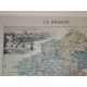 Carte ancienne Authentique de la Loire Inférieure 1861