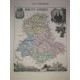 Carte ancienne Authentique de la Haute-Vienne