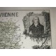 Carte ancienne Authentique de la Haute-Vienne