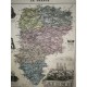 Carte ancienne Authentique de l'Aisne 1861