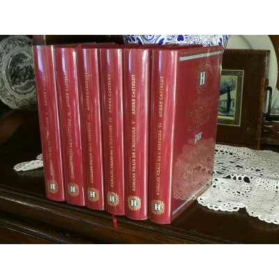 Romans vrais de l'Histoire par Castelot 6 tomes complet numérotés