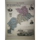 Carte ancienne Authentique de la Haute-Garonne 1861