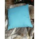 Coussin avec housse uni bleu ciel 45 x 45