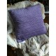 Coussin diamant violet à motif géométrique