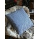 Coussin bleu à motif royal 45 x 45