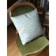 Coussin lisse vert uni 45 x 45