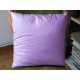 Coussin lisse violet brillant 45 x 45