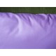 Coussin lisse violet brillant 45 x 45