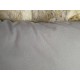 Coussin gris à tissu doux uni 45 x 45