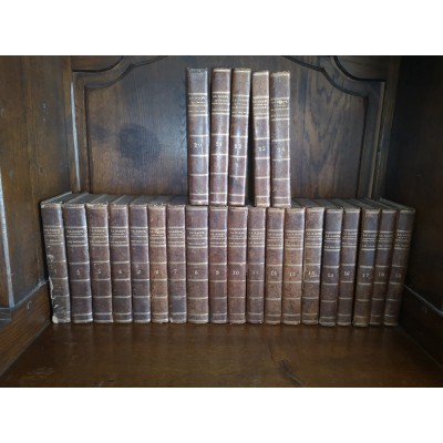 Abrégé de l'histoire générale des Voyages par La Harpe J.F 1816 24 volumes