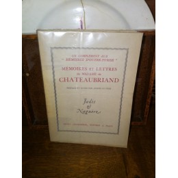 Mémoires et lettres de Madame de Chateaubriand