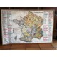 Carte de géographie de la France ancienne