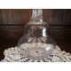 Carafe en cristal de forme poire