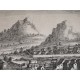 Gravure sur cuivre XVIIème siècle par Johann Nieuhoff sur le thème de la Chine