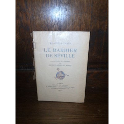 Le barbier de Séville par Beaumarchais édition numérotée