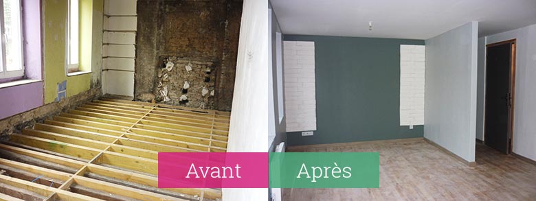 Rénovation d'appartements 3 (avant/après)